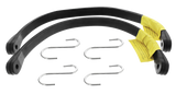 Bunjee EPDM Rubber Tarp Straps With Steel S-Hooks