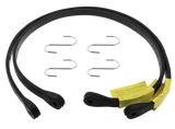 Bunjee EPDM Rubber Tarp Straps With Steel S-Hooks