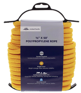 Rope - 3/8" x 50', 16-Strand Double Braided Polypropylene