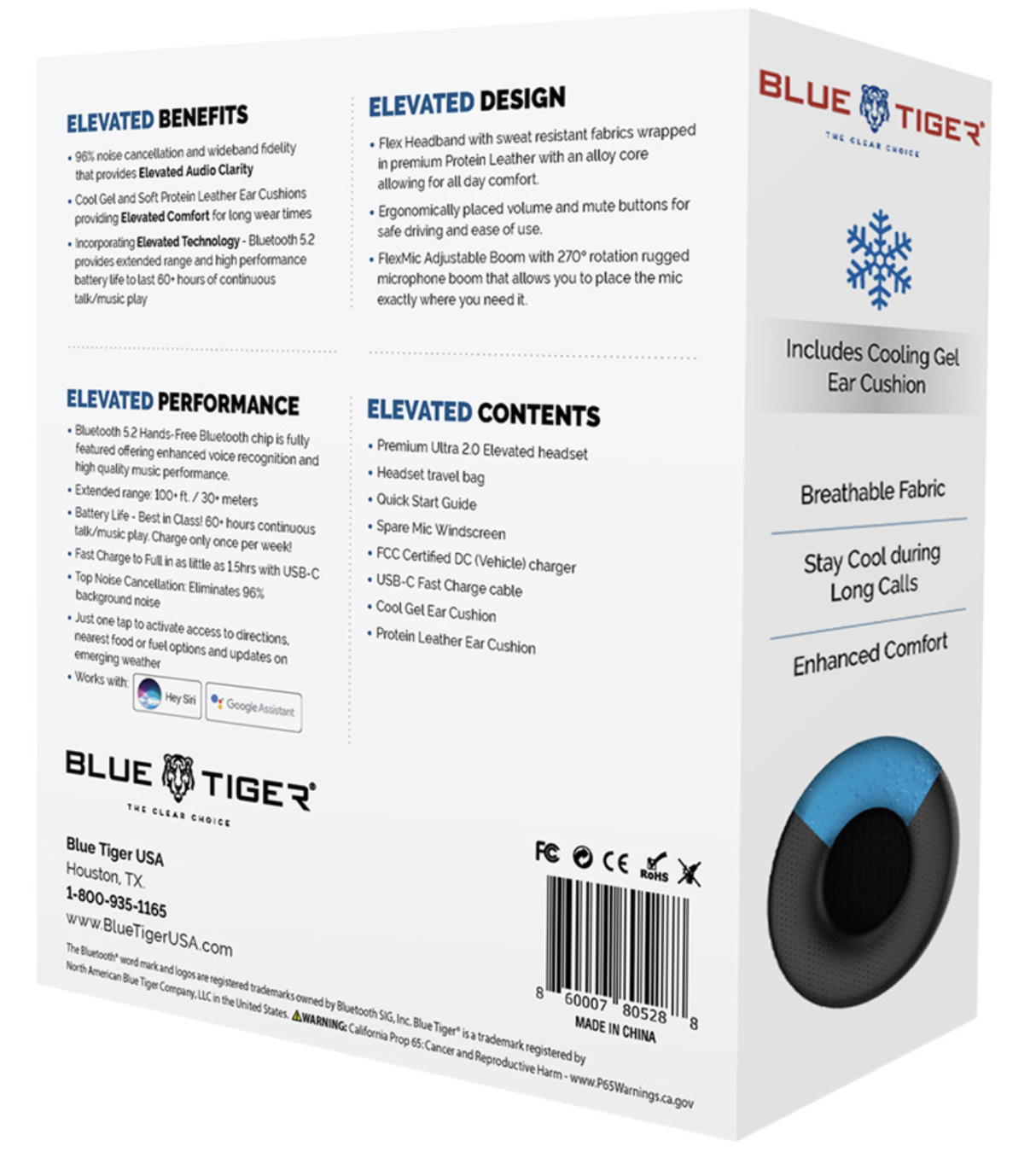 Blue Tiger Elevate Ultra 2.0 Headset - Black