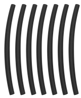 Heat Shrink Tubing Black, 4" Long