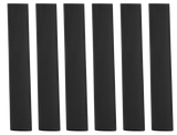 Heat Shrink Tubing Black, 4" Long