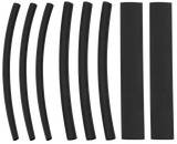 Heat Shrink Tubing Black, 4" Long