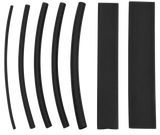 Heat Shrink Tubing Black, 4" Long