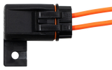 Fuseholder In-Line HD ATC/ATO Waterproof With Two 8 Inch 12 AWG Orange GXL Leads