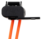 Fuseholder In-Line HD ATC/ATO Waterproof With Two 8 Inch 12 AWG Orange GXL Leads