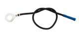 Fusible Link Wire - 14 AWG, Black With 3/8" Stud, 9.25 Inches