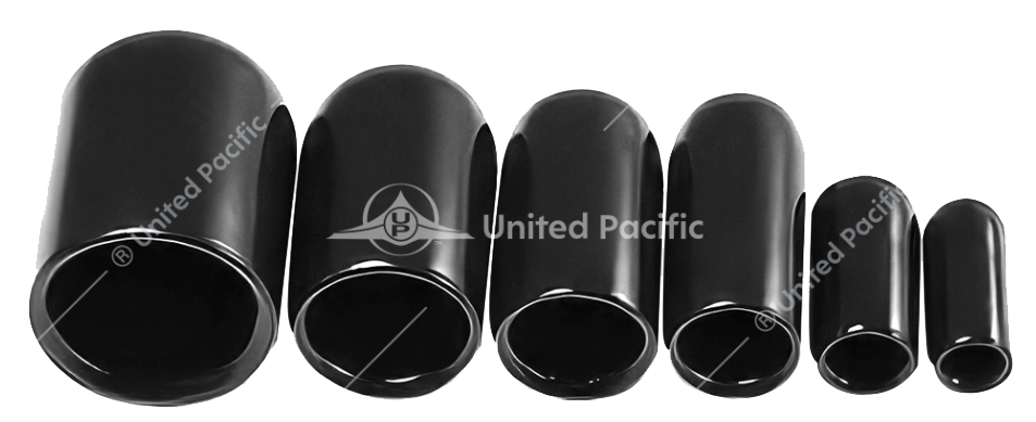 Black Vinyl Vacuum Caps 1/8" thru 1/2" Assorted 30-Pack