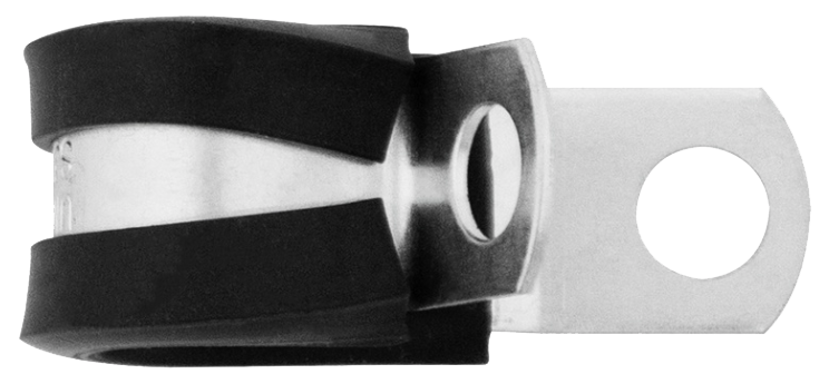 Santoprene Insulated Clamps With 1/4 Inch Mounting Hole (10-Pack)