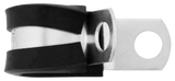 Santoprene Insulated Clamps With 1/4 Inch Mounting Hole (10-Pack)