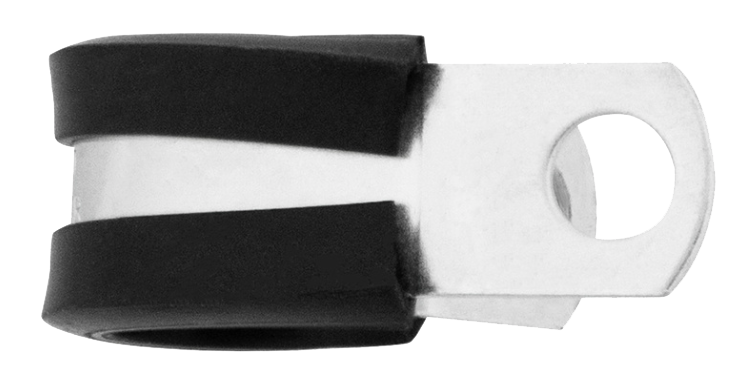 Santoprene Insulated Clamps With 1/4 Inch Mounting Hole (10-Pack)