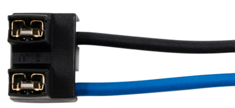 Halogen Bulb Headlight Connector, 2-Wire Universal H7, Two Pins at 90 Angle