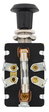 Push-Pull Switch, HD Off/On Fused 16 Amp 12V