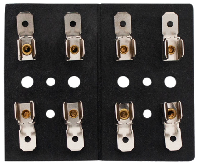 Fuse Block, 4 Position Glass
