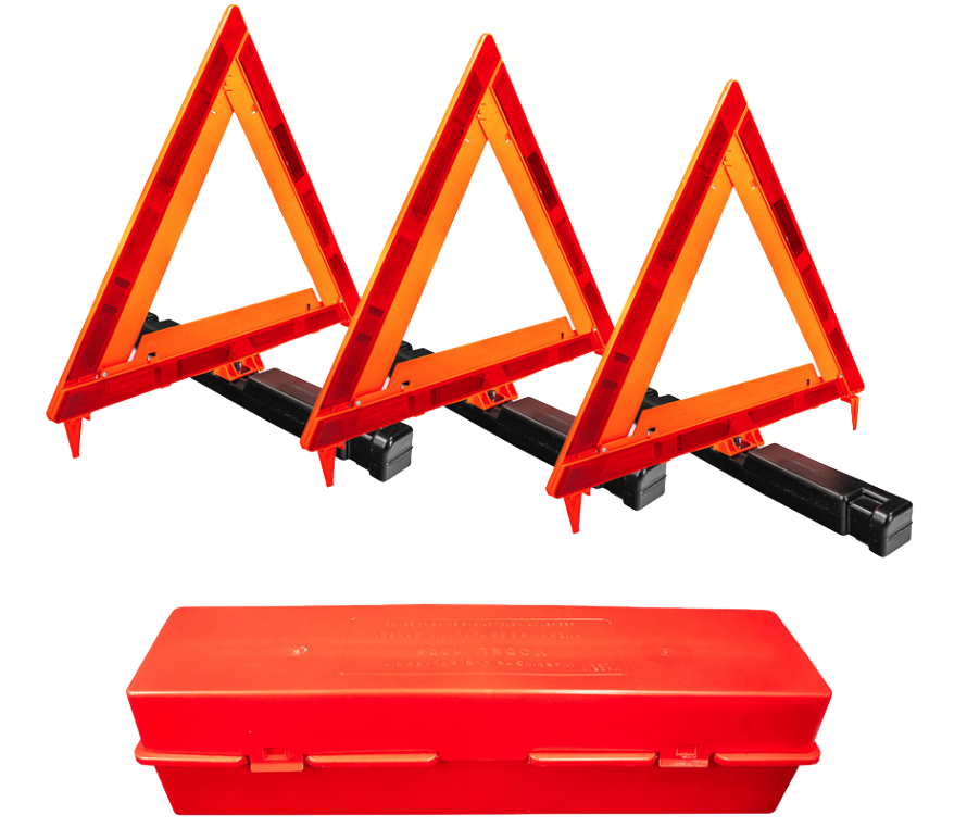 Emergency Warning Triangle Kit (3-Pack)