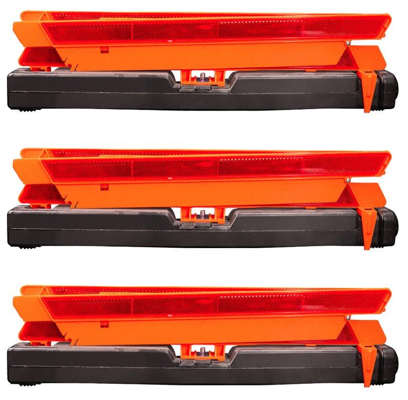 Emergency Warning Triangle Kit (3-Pack)
