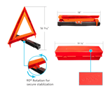 Emergency Warning Triangle Kit (3-Pack)