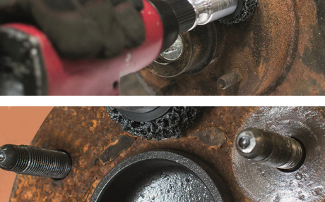 Wheel Hub Cleaning,  Hub Buddy Truck, 1/2" Drive