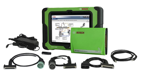 Bosch 3824A ESI Truck Professional Heavy Duty and Commercial Vehicle Diagnostic Solution with HDS 1000 Tablet and Wireless VCI