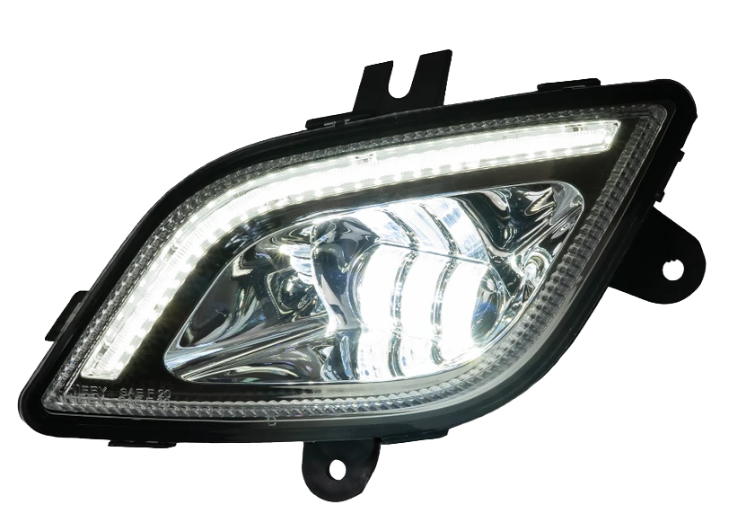 Freightliner Cascadia (2018-Newer) Fog Light Black or Chrome Reflector