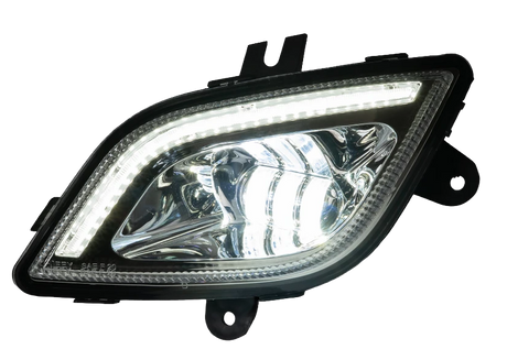 Freightliner Cascadia (2018-Newer) Fog Light Black or Chrome Reflector