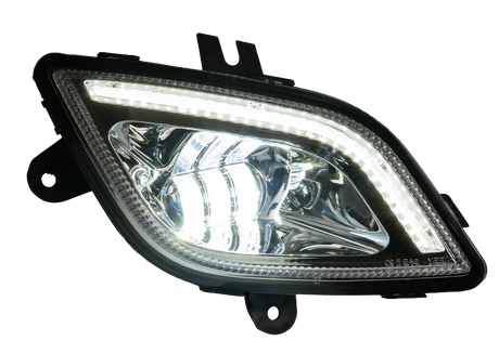 Freightliner Cascadia (2018-Newer) Fog Light Black or Chrome Reflector