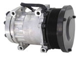 Caterpillar OEM 1630872 Ag A/C Compressor | 24V with 8 Groove Clutch