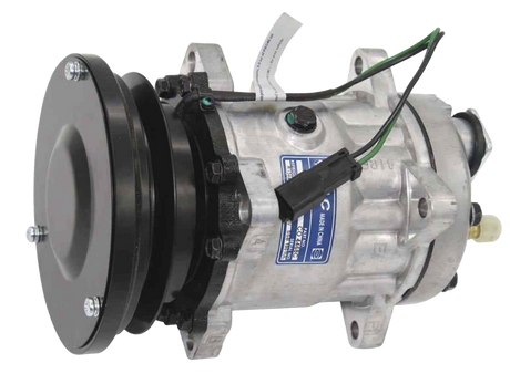 Caterpillar Sanden Style Replacement A/C Compressor | 24V 138mm Clutch