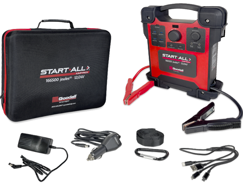 Start-All Jump Starter 10,000A/5,000A 12/24 Volt Heavy-Duty Lithium Jump Starter