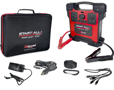 Start-All Jump Starter 10,000A/5,000A 12/24 Volt Heavy-Duty Lithium Jump Starter