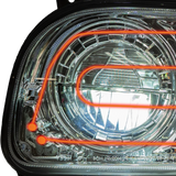 Peterbilt 388, 389, 567 - Heated Lens, LED Headlight With 8 LED Turn & 4 LED Position Light