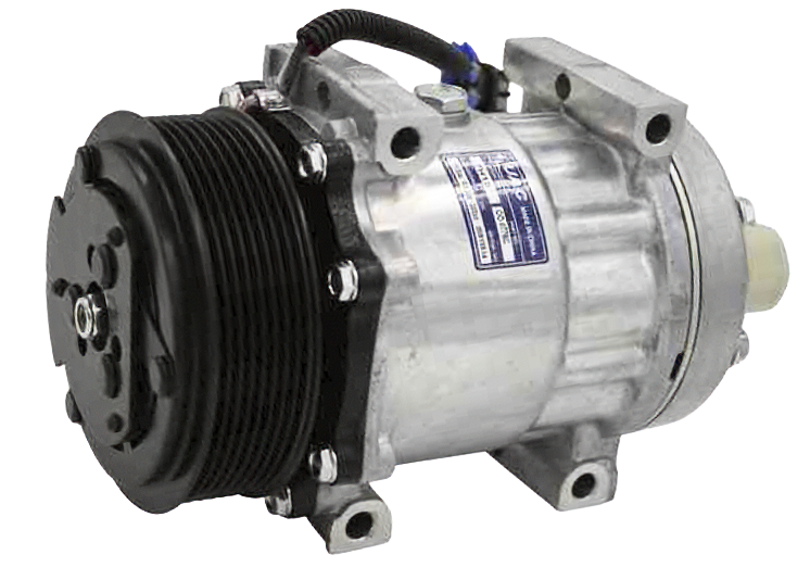 Freightliner - A/C Compressor SD7H15 PV8 119mm Direct Mount, MDA Head