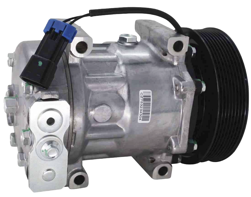Freightliner Cascadia - Sanden Type, Compressor 4802, SKI2802S