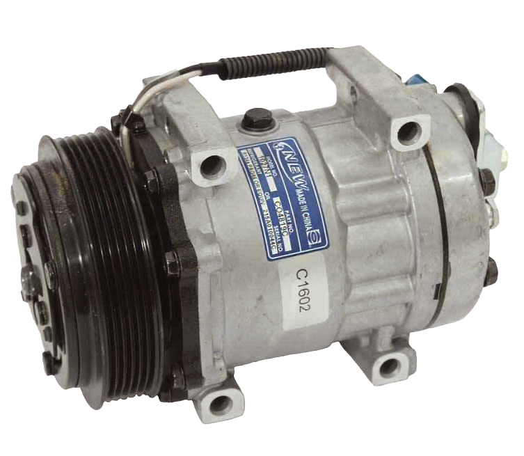 Freightliner - A/C Compressor Sanden Type With 125mm Clutch and 6 Grooves