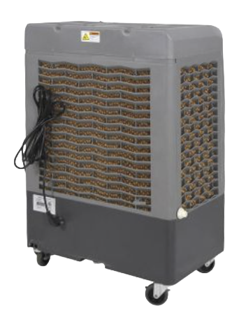 Portable Evaporative Cooler (Swamp Cooler) 3,100 CFM 3-Speed for 950 Sq. Ft.