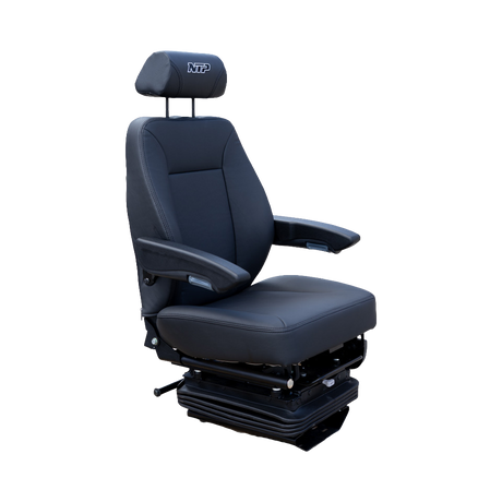 Low Ride Seat Black, Removable Head Rest and Adjustable Arms