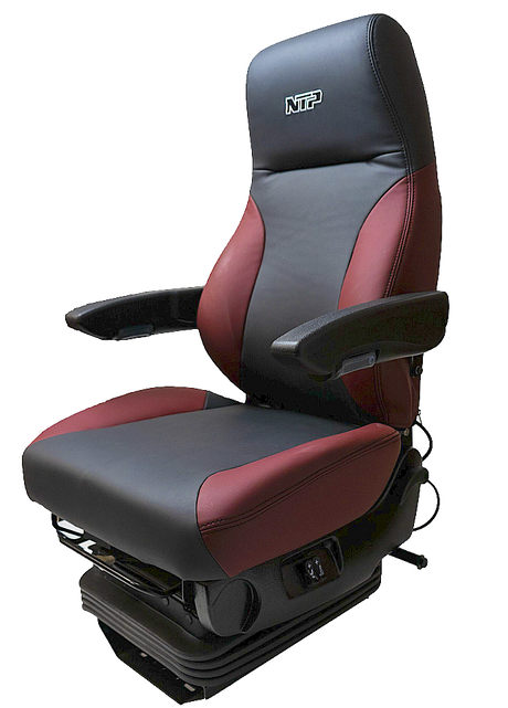 Power Air Ride Seat with Lumbar Support