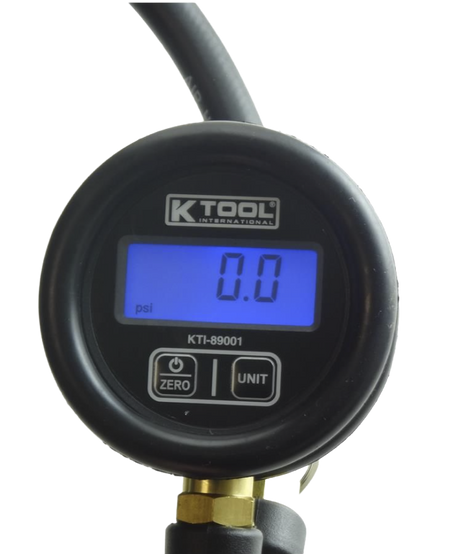 Tire Inflator With Pressure Gauge