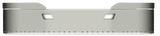 Kenworth T680 (2013-2021) - 17 Inch Stainless Steel Bumper With Tow Hook Holes