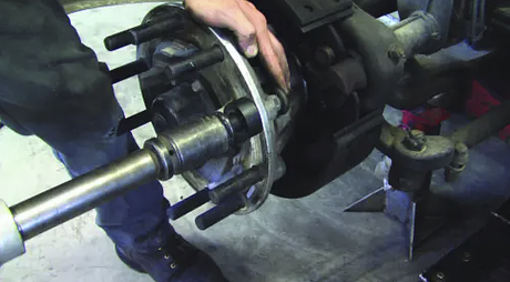 Truck Wheel Stud Installer