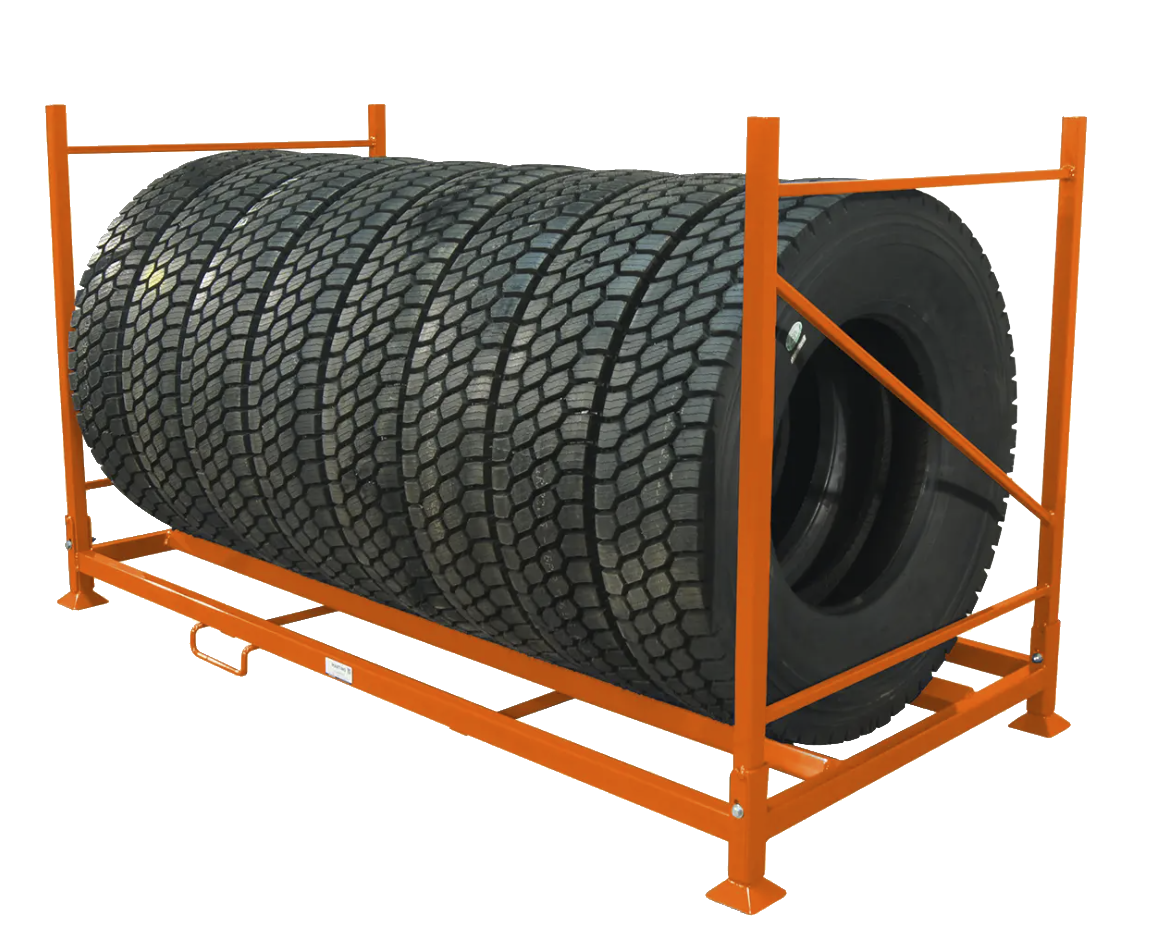 Tire Rack For Truck and Bus Tires, Foldable