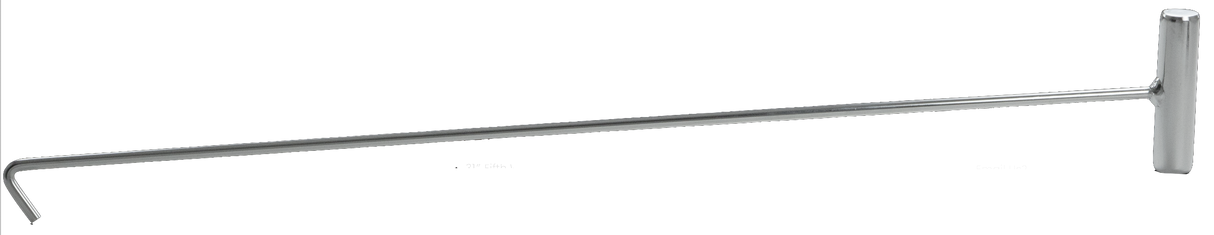 Fifth Wheel Pin Puller J-Hook - 31 Inch, Black or Chrome