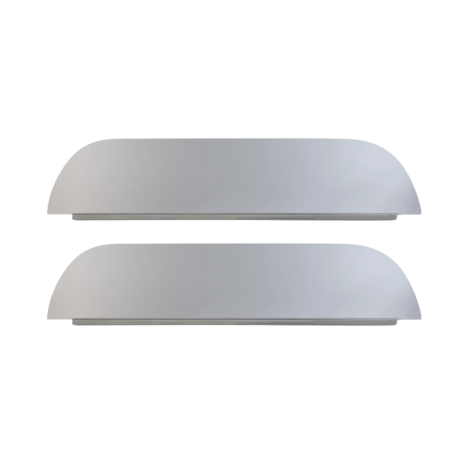 Freightliner Classic & FLD - 5" Stainless Steel Chop Tops