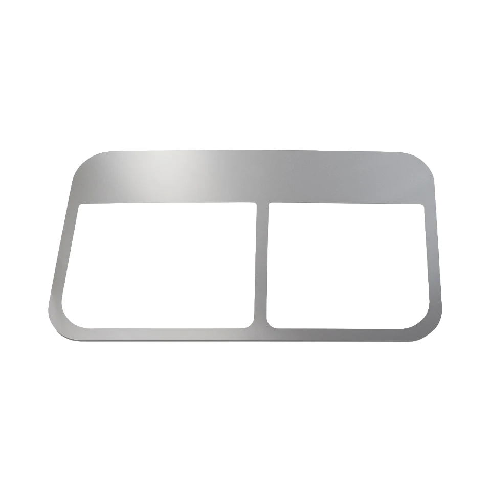 Peterbilt 70" Sleeper – Window Trim &amp; 5" Stainless Steel Chop Top | Complete Custom Upgrade