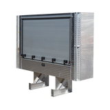 Aluminum Semi Truck Headache Rack with Roll-Up Door & Storage