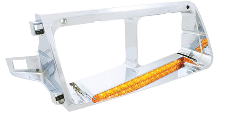 Freightliner FLD 120 - Headlight Bezel With 14 Amber LEDs