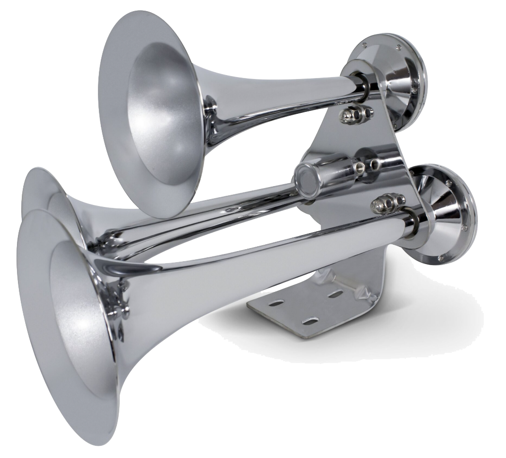 3 Trumpet Chrome Train Horn