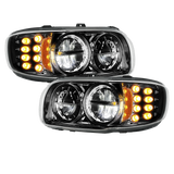 Peterbilt 389 (2008-2024) - High Power LED Headlight With 8 LED Turn & 4 LED Position Light