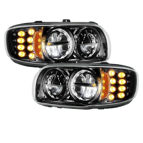 Peterbilt 389 (2008-2024) - High Power LED Headlight With 8 LED Turn & 4 LED Position Light