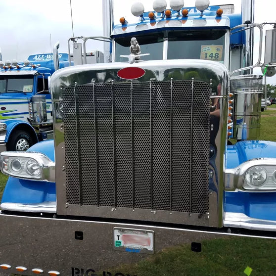 Peterbilt 388 And 389 - Long Hood Stainless Grille Surround